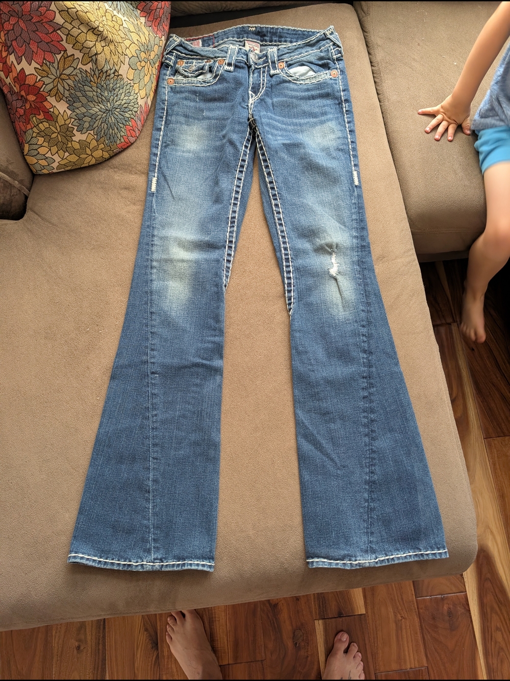 Low Rise Flare Jeans, True Religion, 27
